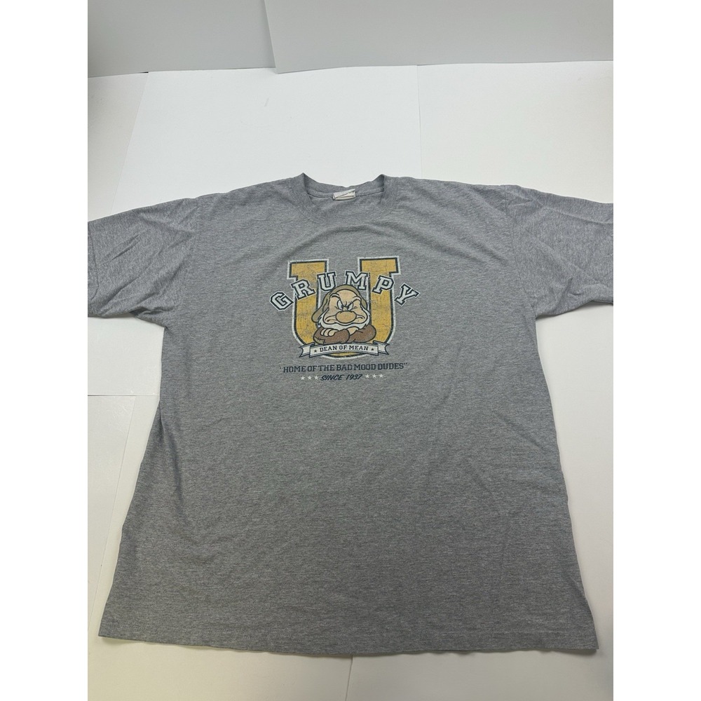 Vintage Disney Store Grumpy Snow White Dwarf T Shirt Size XL Grumpy U